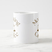 Morning Coffee Lover Gift for co-worker ジャンボコーヒーマグカップ (正面)