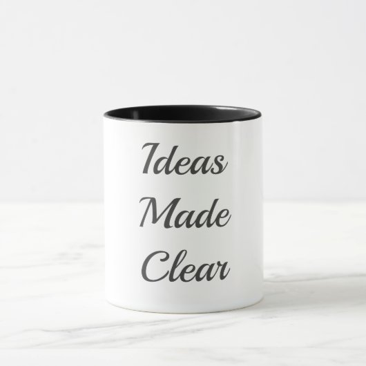 Morning Coffee Motivation Mug マグカップ (中央)