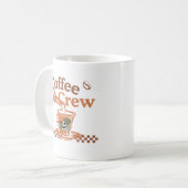 Morning Coffee Vibes – Elegant Coffee Cup Design コーヒーマグカップ (正面左)