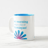 Morning Dopaminyan Mug ツートーンマグカップ (正面左)