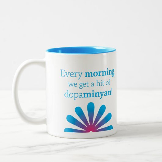 Morning Dopaminyan Mug ツートーンマグカップ (左)