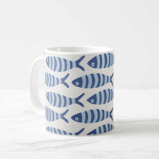Morning Fishing Coffee Mug コーヒーマグカップ (正面左)