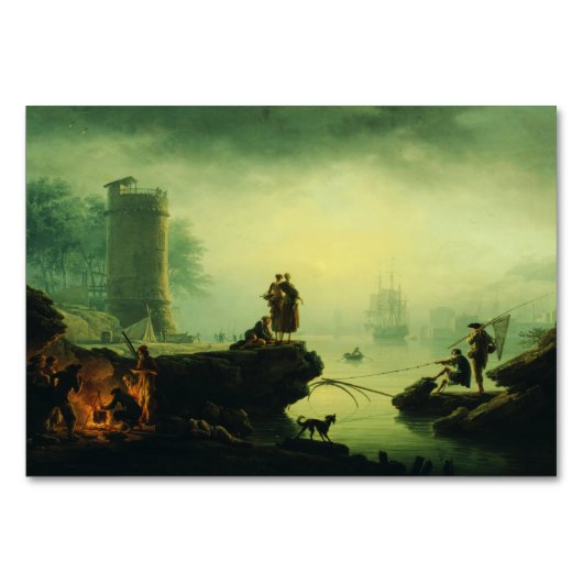 Morning Fog at sea by Joseph Vernet  テーブルナンバー (正面)