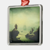 Morning Fog at sea by Joseph Vernet  メタルオーナメント (左)