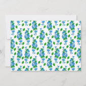 Morning Glories Floral Botanical Note Card ノートカード (正面)