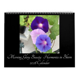 Morning Glory Beauty:  Harmonies in Bloom 2026 カレンダー