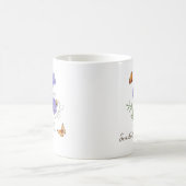 Morning Glory Birth Month Flower コーヒーマグカップ (中央)