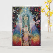 Morning Glory by Elizabeth Kyle. カード (黄色い花)