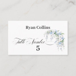 Morning Glory Calligraphy Place Cards プレイスカード