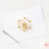 Morning Glory Encr Logo Stickers ラウンドシール (封筒)