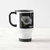 Morning Glory Flower Personalized トラベルマグ (左)