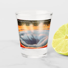 Morning Glory Pool, Yellowstone National Park ショットグラス