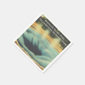 Morning Glory Pool, Yellowstone National Park スタンダードカクテルナプキン (角)