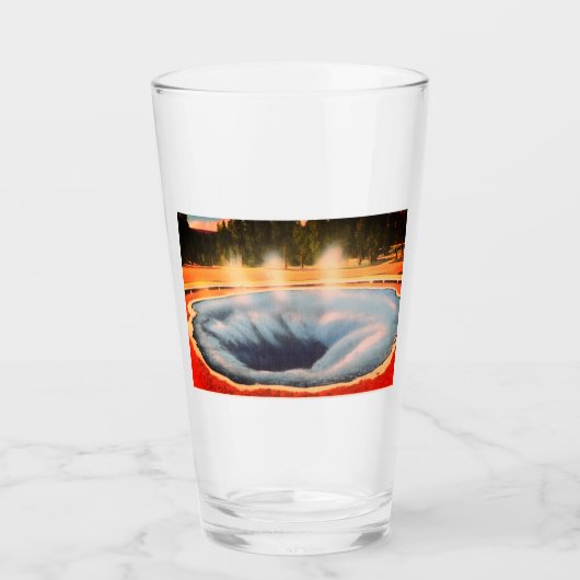 Morning Glory Pool, Yellowstone National Park タンブラーグラス (正面)