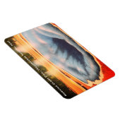 Morning Glory Pool, Yellowstone National Park マグネット (右側)