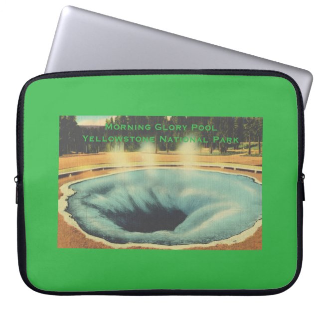 Morning Glory Pool, Yellowstone National Park ラップトップスリーブ (正面)