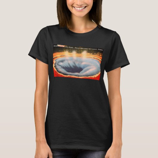 Morning Glory Pool, Yellowstone National Park Tシャツ (正面)
