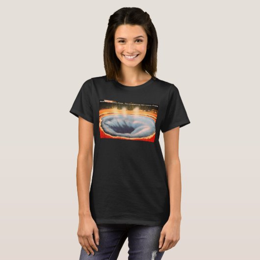 Morning Glory Pool, Yellowstone National Park Tシャツ (正面フル)