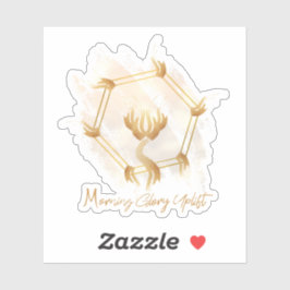 Morning Glory Uplift Logo Vinyl Sticker シール