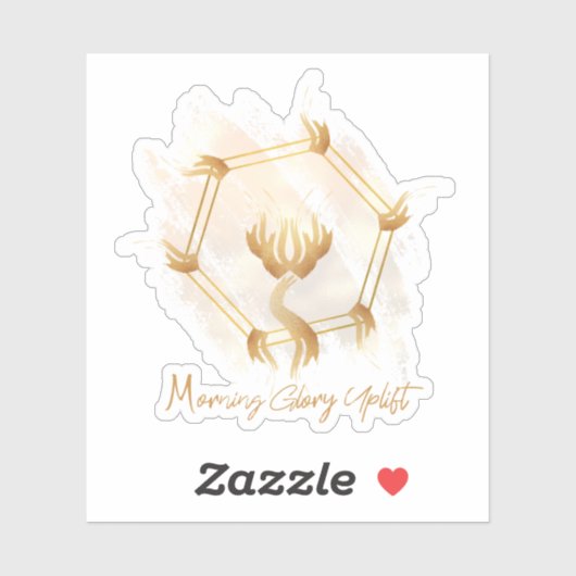Morning Glory Uplift Logo Vinyl Sticker シール (シート)