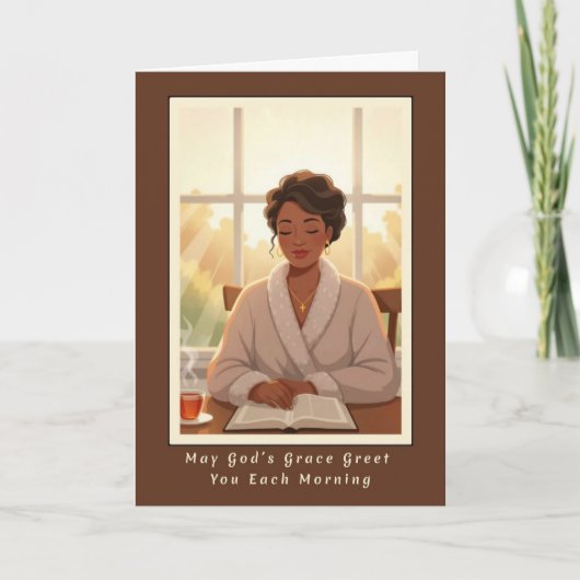 Morning Grace Greetings Card シーズンカード (正面)
