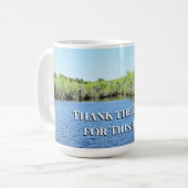 Morning Gratitude Reminder コーヒーマグカップ (正面左)