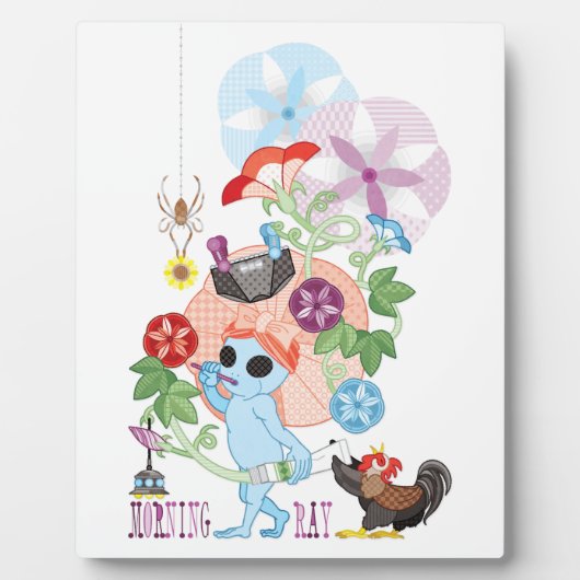 MORNING GREY ALIEN フォトプラーク (正面)