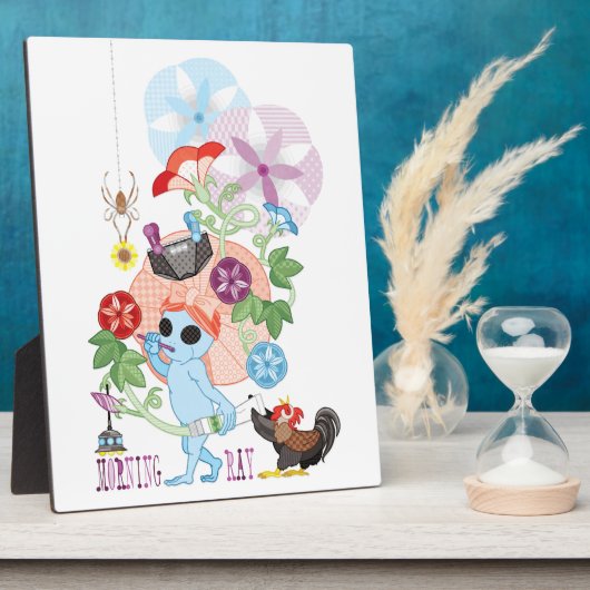 MORNING GREY ALIEN フォトプラーク (側面)