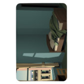 Morning in a city マグネット (縦)