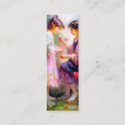 Morning in a Garden Bookmark スキニー名刺 (正面)