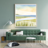 Morning in Chatham | Cape Cod Watercolor Painting ポスター