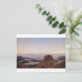 Morning in Riesengebirge - Caspar David Friedrich ポストカード (スタンド正面)