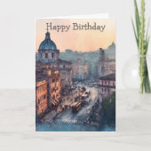 Morning in Rome カード (正面)