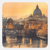 Morning in Rome スクエアシール (正面)