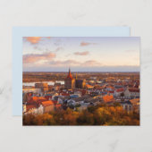 Morning in Rostock Germanyはがき ポストカード (正面/裏面)