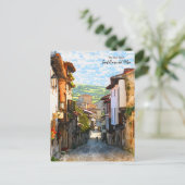 Morning in Santillana del Mar – スペイン実在 ポストカード (スタンド正面)