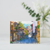 Morning in Santillana del Mar – スペイン実在 ポストカード (スタンド正面)