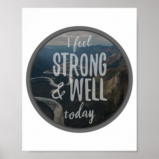 morning inspirational sayings for self acceptance ポスター (正面)