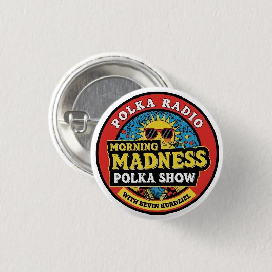 Morning Madness Polka Show Button 缶バッジ (正面&裏面)
