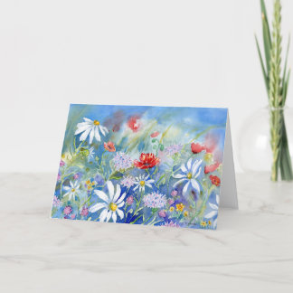 Morning Meadow Blank Notecard サンキューカード