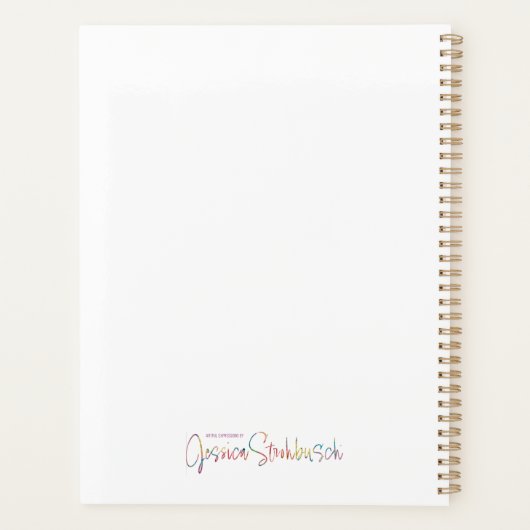 Morning Mint planner プランナー手帳 (裏面)