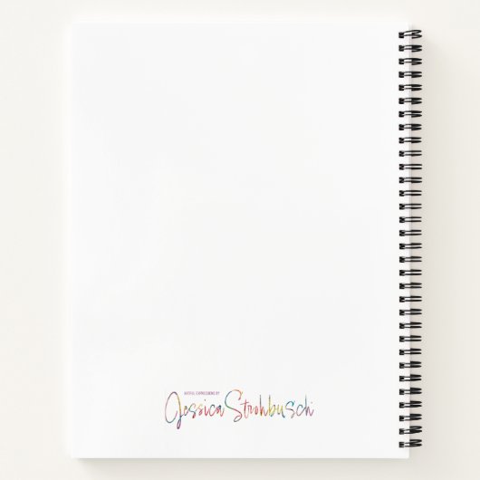 Morning Mint spiral notebook ノートブック (裏面)