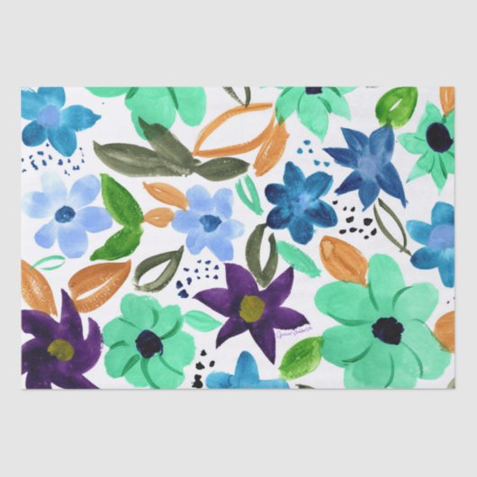 Morning Mint tissue paper 薄葉紙 (正面)