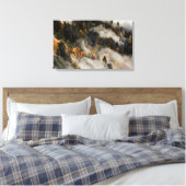 Morning Mist キャンバスプリント (インサイチュ (寝室))