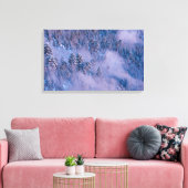 Morning Mist (Winter) キャンバスプリント (インサイチュ (リビング))