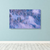 Morning Mist (Winter) キャンバスプリント (インサイチュ (ウッドフロア))