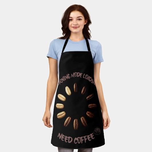 Morning Mode Loading エプロン (着用した状態)