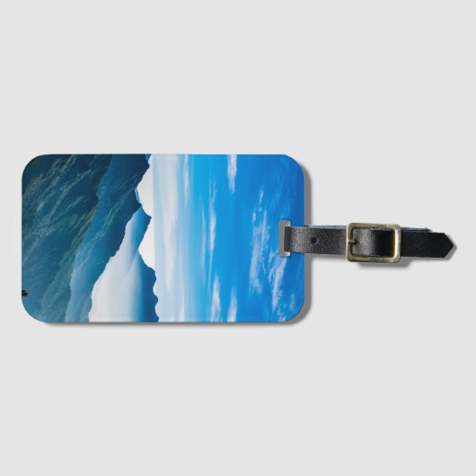 Morning Mountains Mist Landscape ラゲッジタグ (正面横)