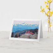 Morning of Darjeeling, Hiroshi Yoshida カード (黄色い花)