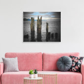 Morning on the Puget Sound by doneill キャンバスプリント (インサイチュ (リビング))